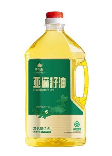 鼎和綠色亞麻籽油 2.5L